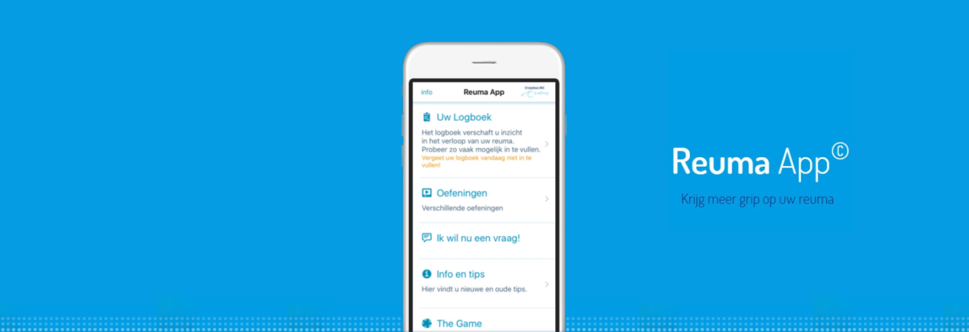 Reuma App Erasmus Dawn Technology mobile
