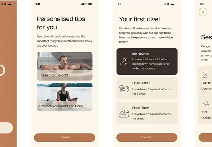 Icetub app homescreen Dawn Technology case