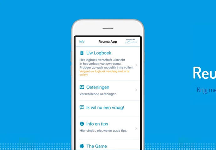 Reuma App Erasmus Dawn Technology mobile