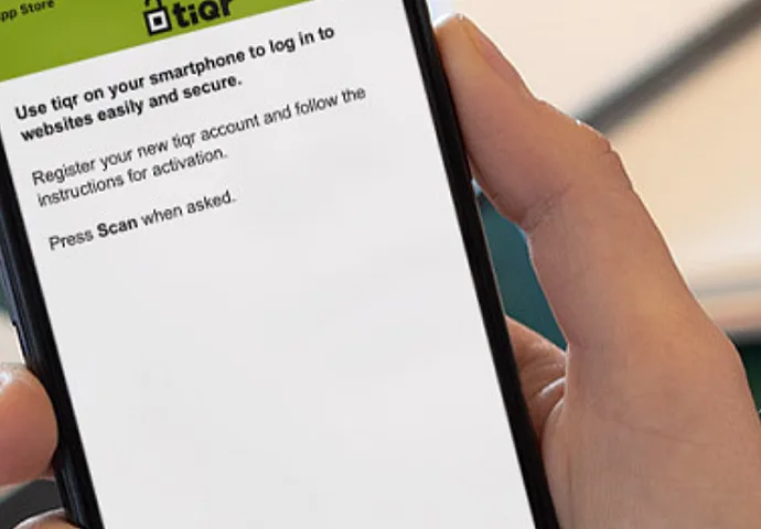 TIQR: snel en veilig inloggen zonder wachtwoord Dawn Technology